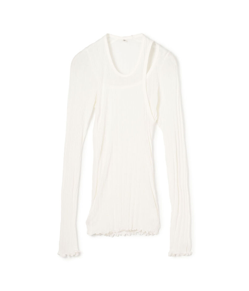 HAKUJI レイヤードロングスリーブプルオーバー