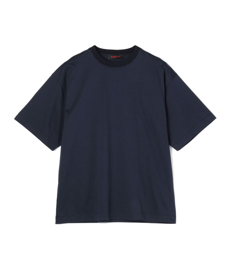 CABaN コットン ドロップショルダークルーネックプルオーバー
