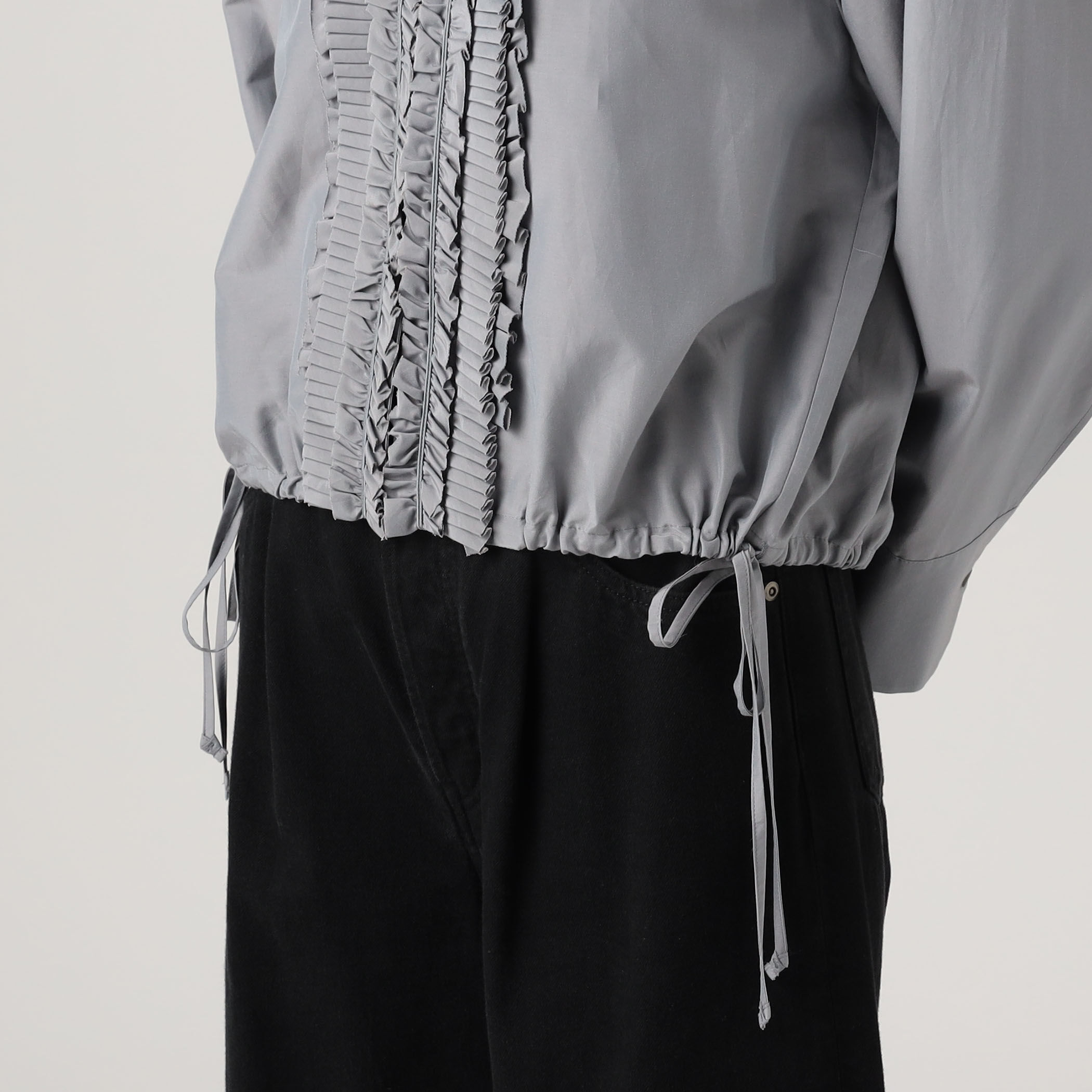 コットンシルクポプリン フリルブルゾン｜トゥモローランド 公式通販