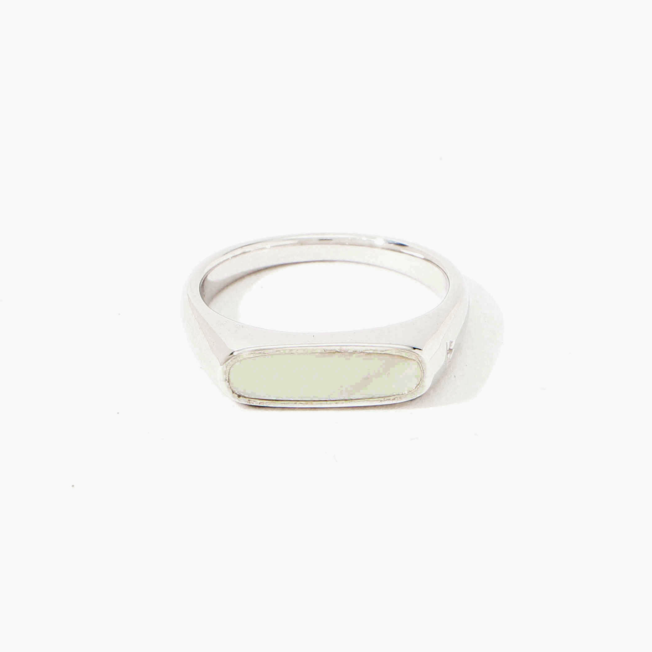 TOM WOOD R75SBWHM01S925 リング Mario Ring White MOP Mario Ring White Mother of Pearl - Tom Wood Project Official