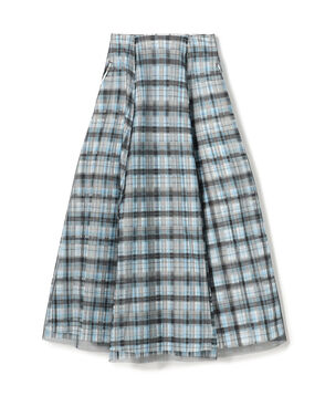 【別注】TELMA Layered チェック スカート