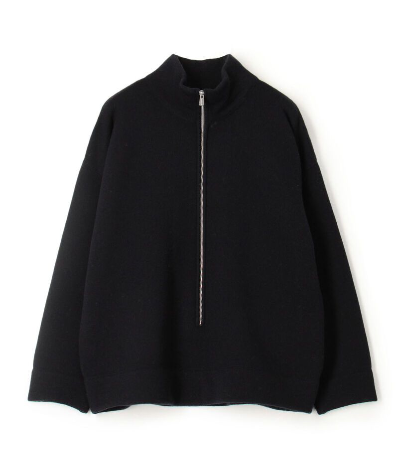 バックパイル ハーフジッププルオーバー