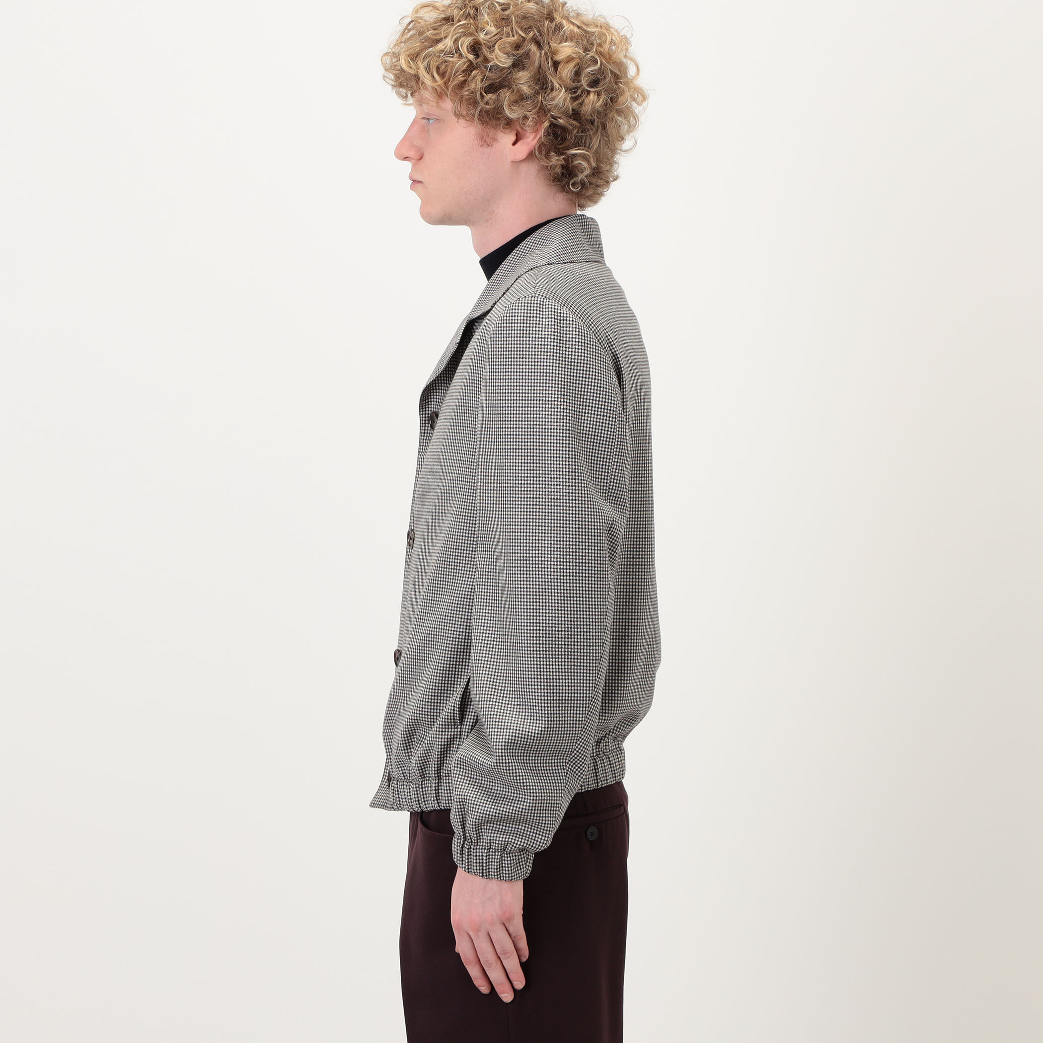 Belvest ウール チェックブルゾン｜トゥモローランド 公式サイト