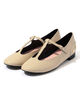 LACADE TOMOYO Tストラップ フラットシューズ