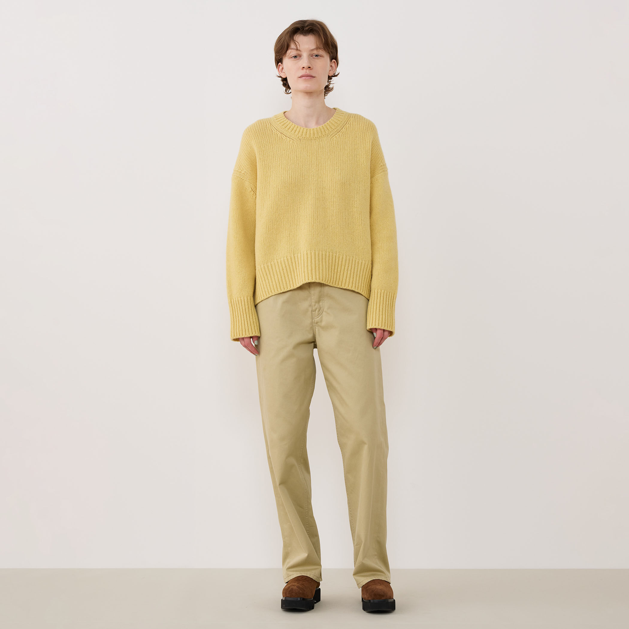 ファインウール クルーネックプルオーバー｜トゥモローランド