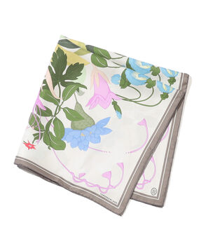 ATELIER TOMORROW FLOWER シルクスカーフ