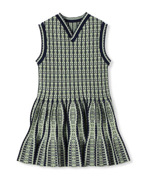 Mame Kurogouchi Lantern Knitted Volume Top