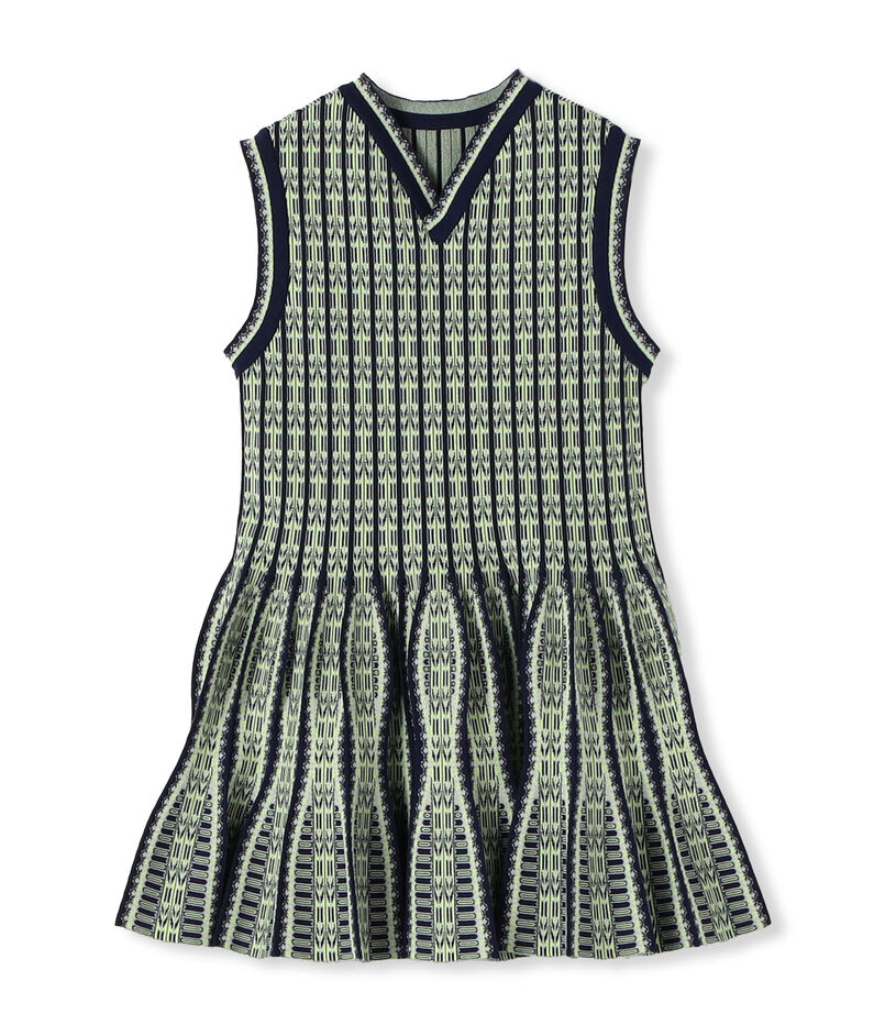 Mame Kurogouchi Lantern Knitted Volume Top