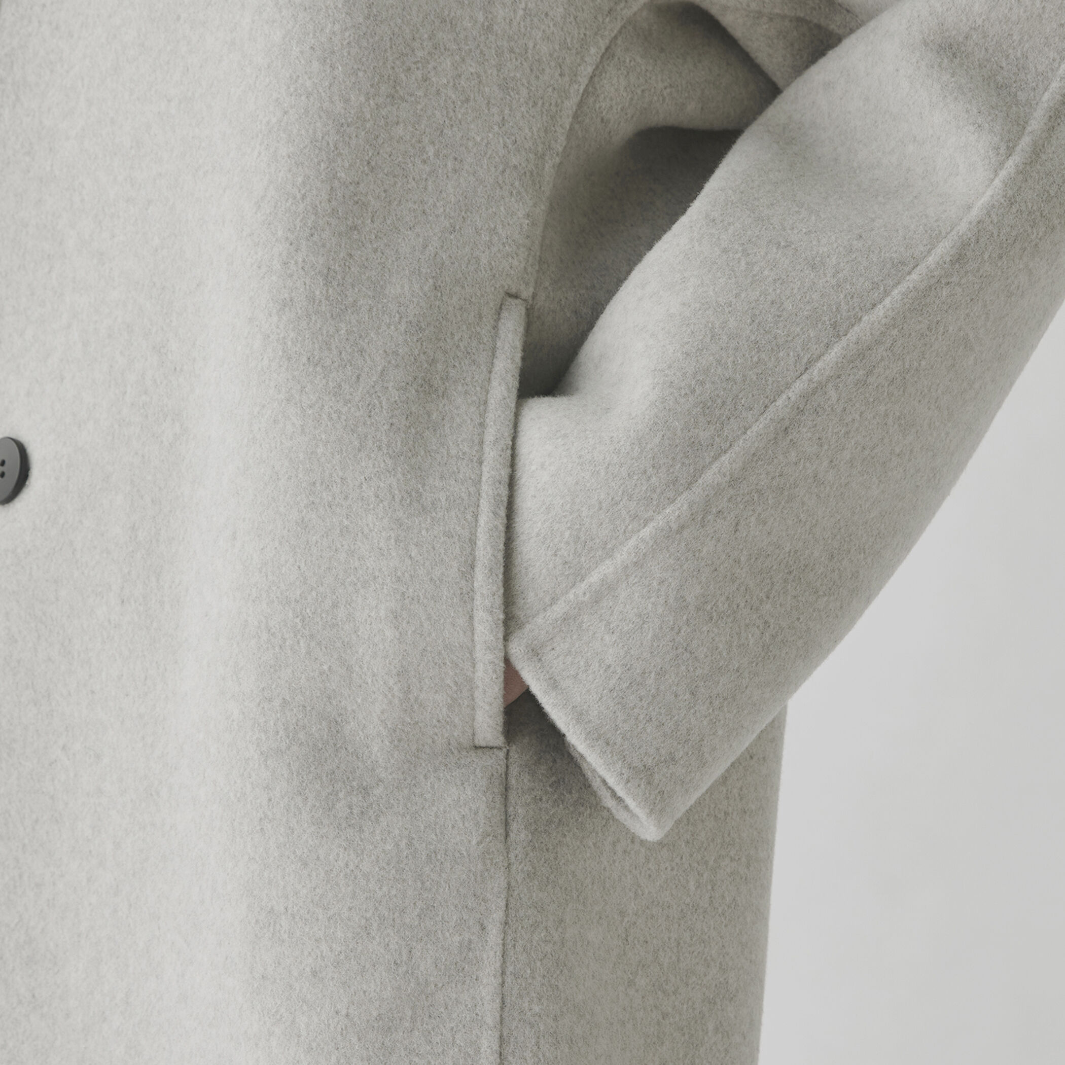 ウールカシミヤダブルフェイス フーデットコート｜トゥモローランド