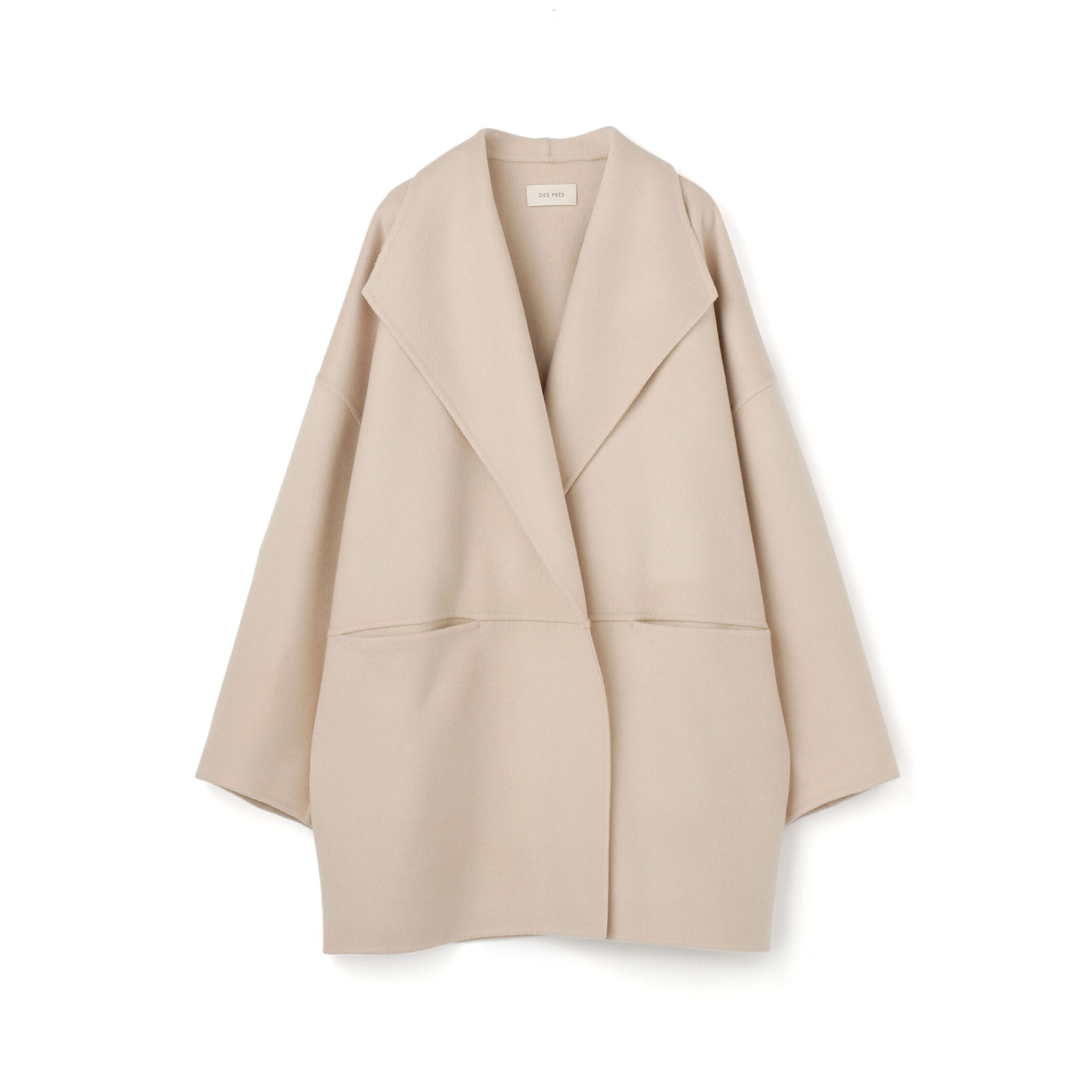 ⭐️デプレDES PRES ダブルフェイスメルトンビーバー ロングコート⭐️ 一部WEB先行予約】ダブルフェイスメルトンビーバー ウィング