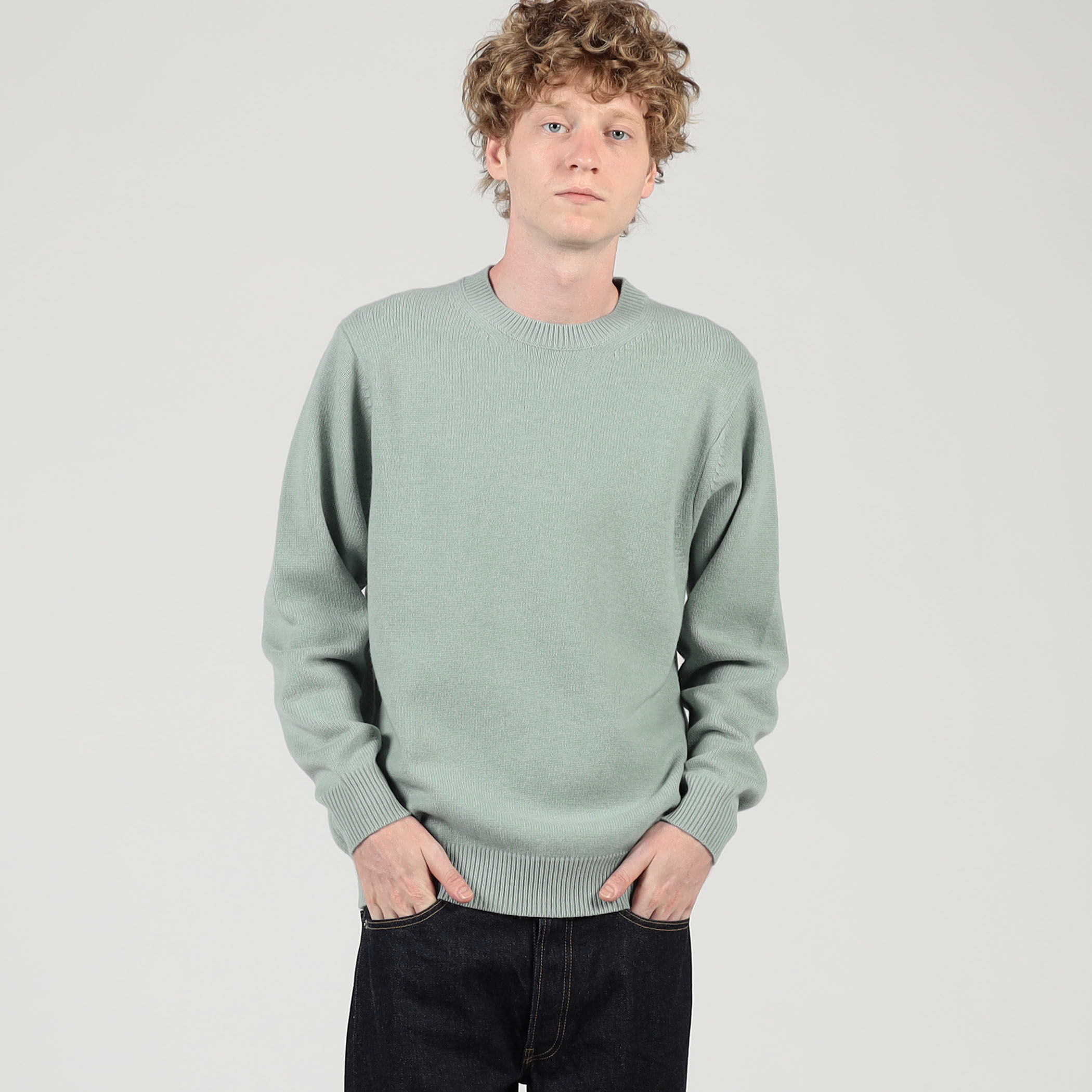 TOMORROWLAND tricot スーパーファインラムウール クルーネックプル