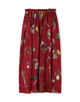 ■CABaN NEW BOTANICAL シルク ロングスカート