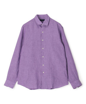 リネン セミワイドカラーシャツ ALBINI