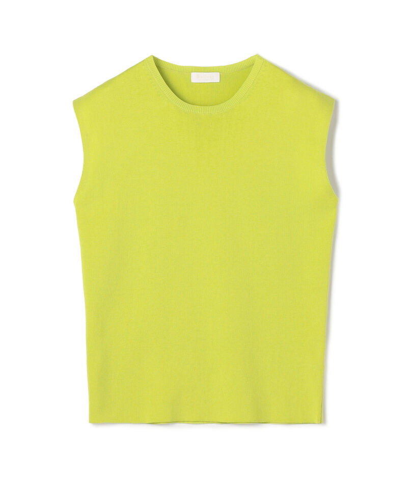 ハイゲージコットン ノースリーブプルオーバー