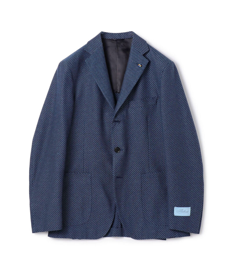 Belvest コットン シングルブレステッド 3Bジャケット