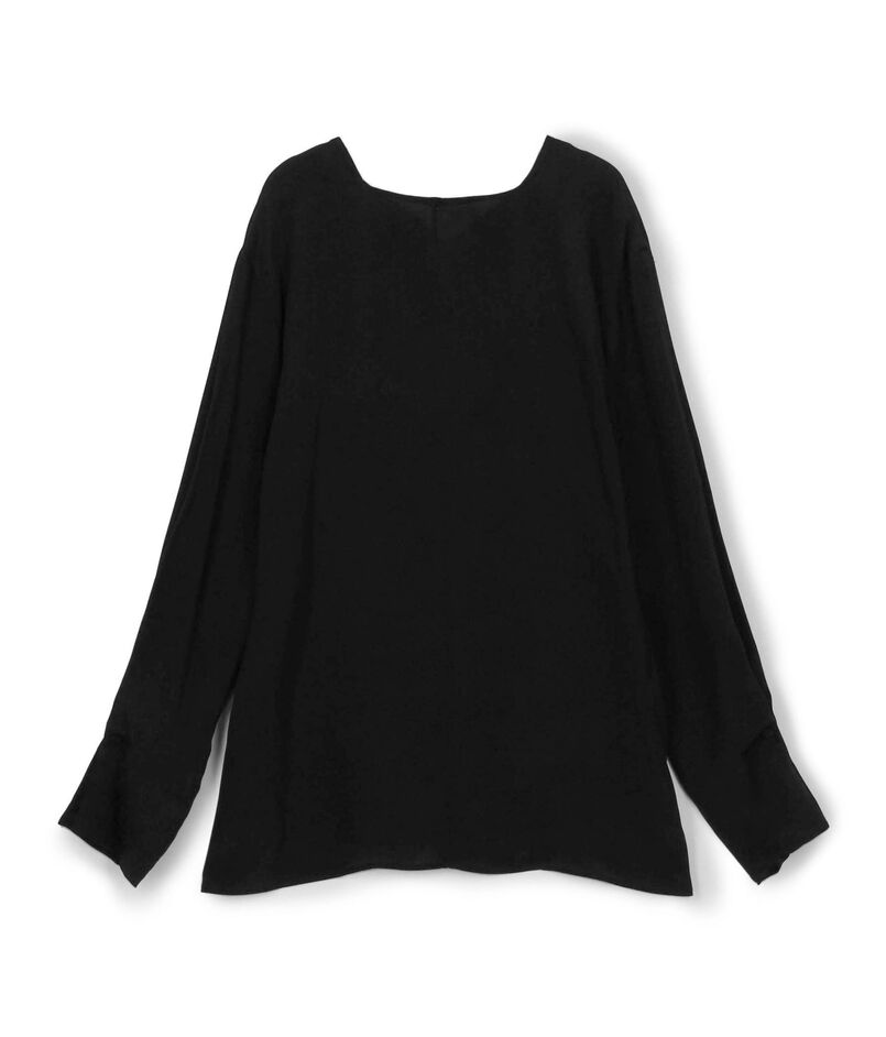 ■Cherie スクエア＆Vネックフロンタブルブラウス