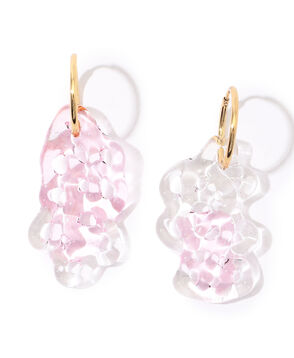 LEVENS JEWELS SPONGE HOOPS ピアス