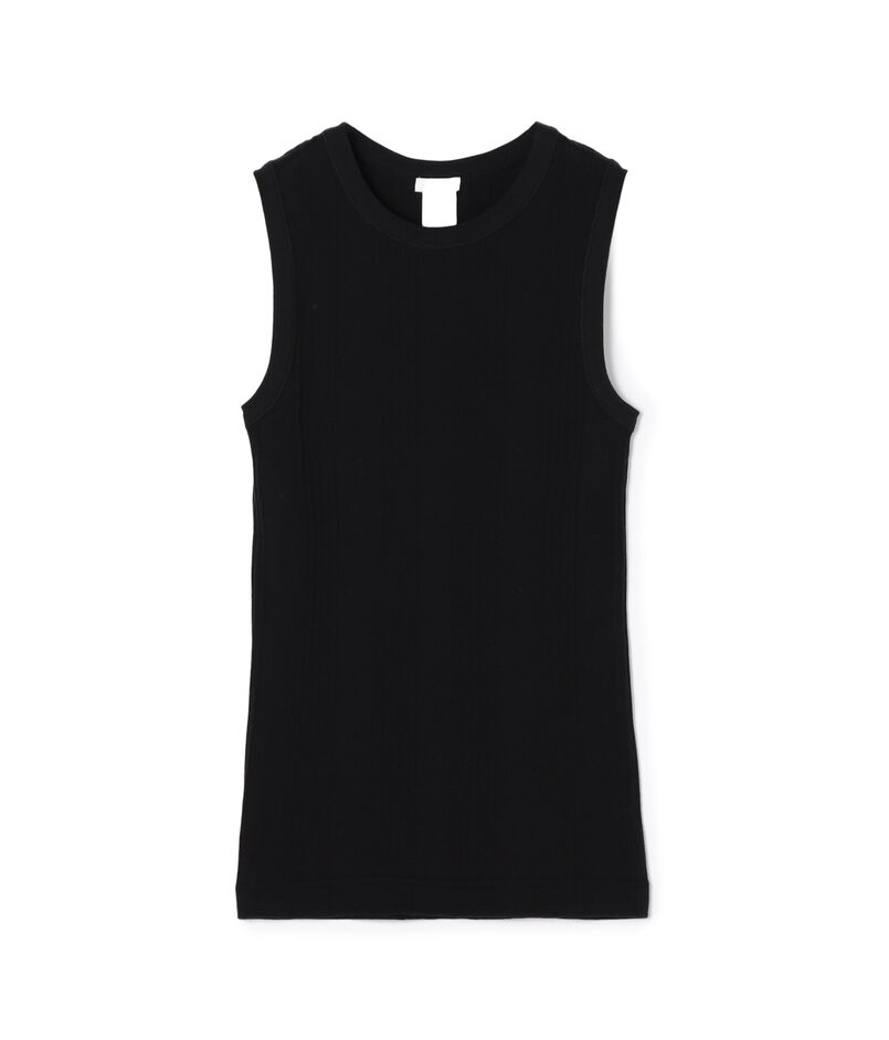 コットンランダムリブ ノースリーブプルオーバー