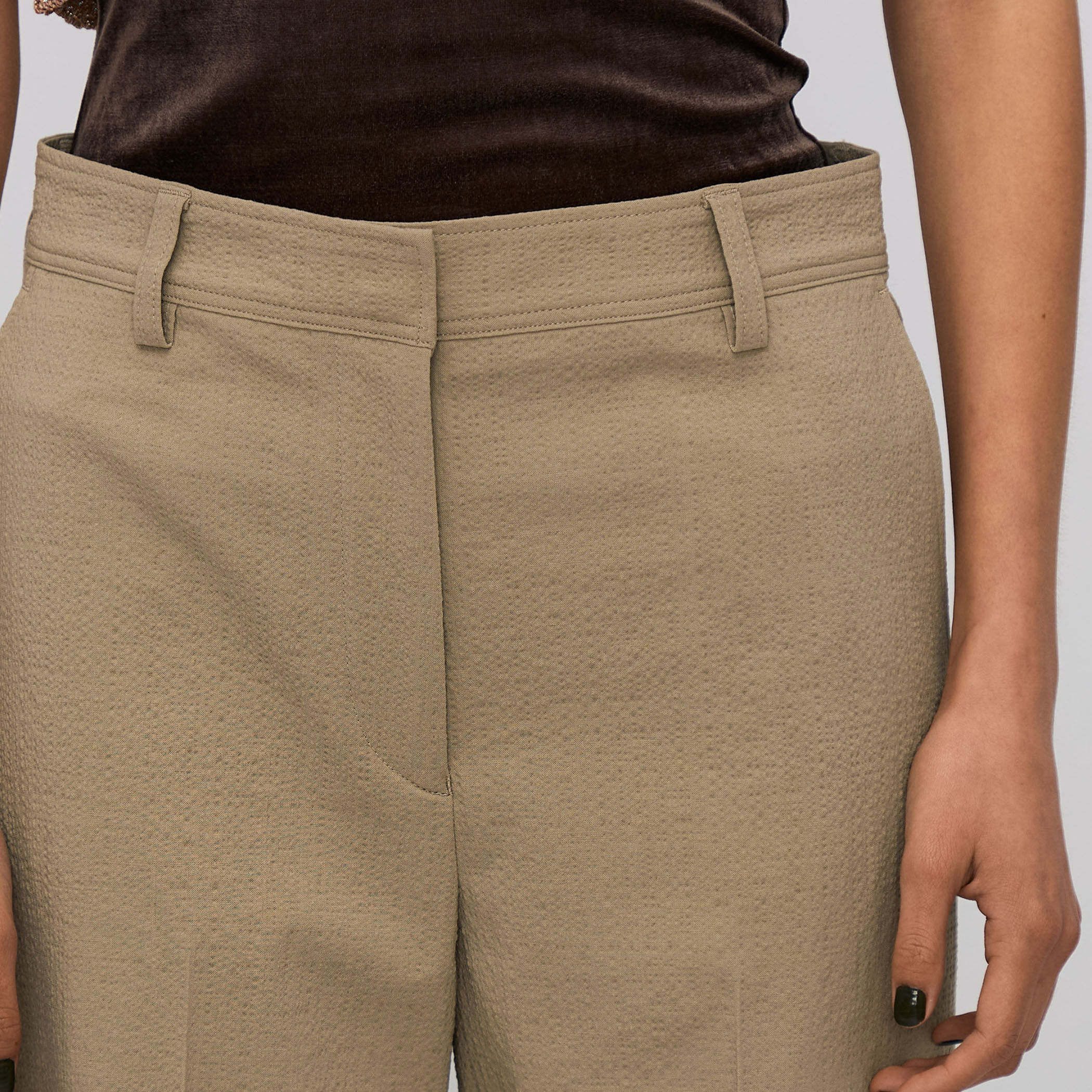 シアサッカー スリムストレートパンツ｜トゥモローランド 公式通販