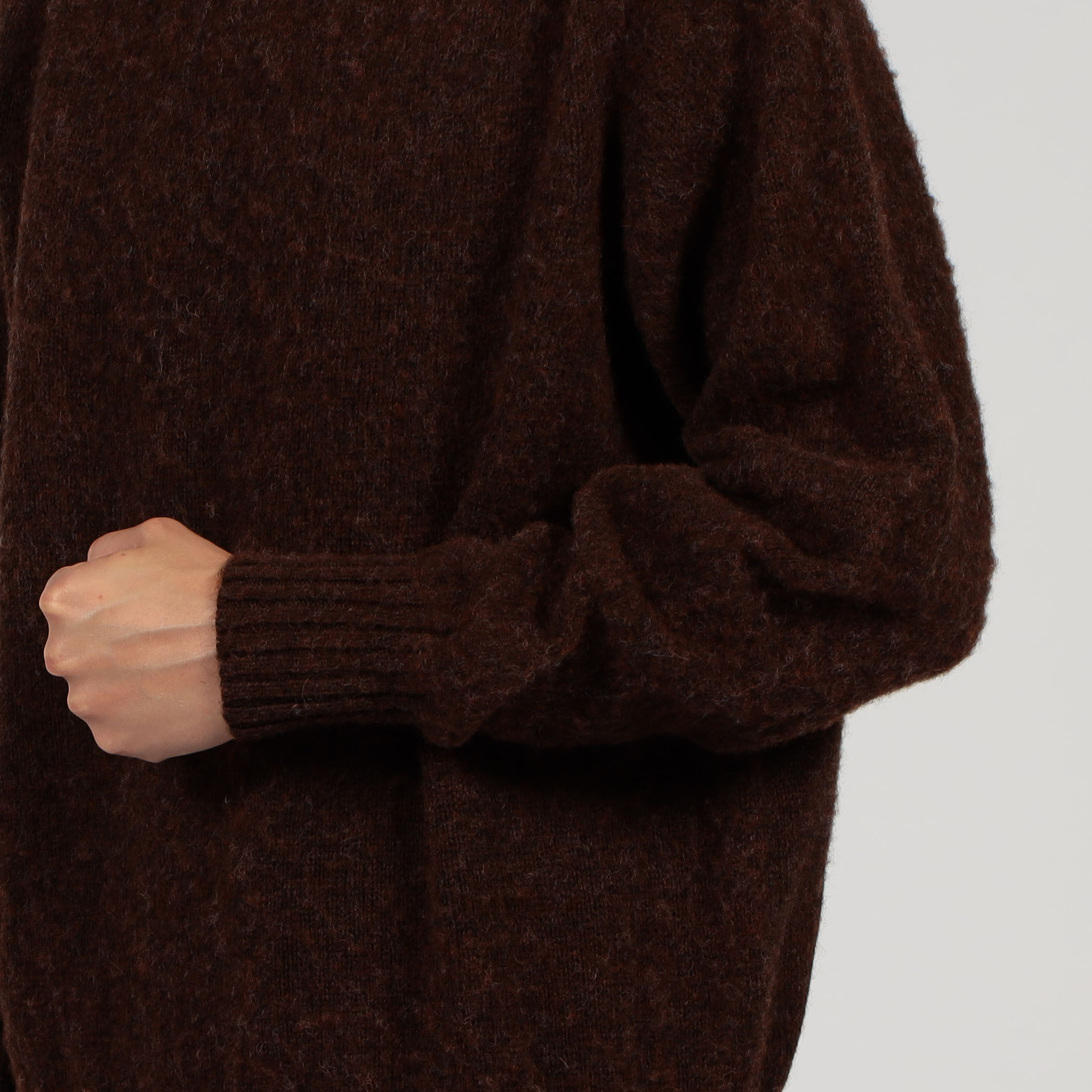 GLEN CREE】Made in Scotland 70-80's Mohair-Wool Cape Coat