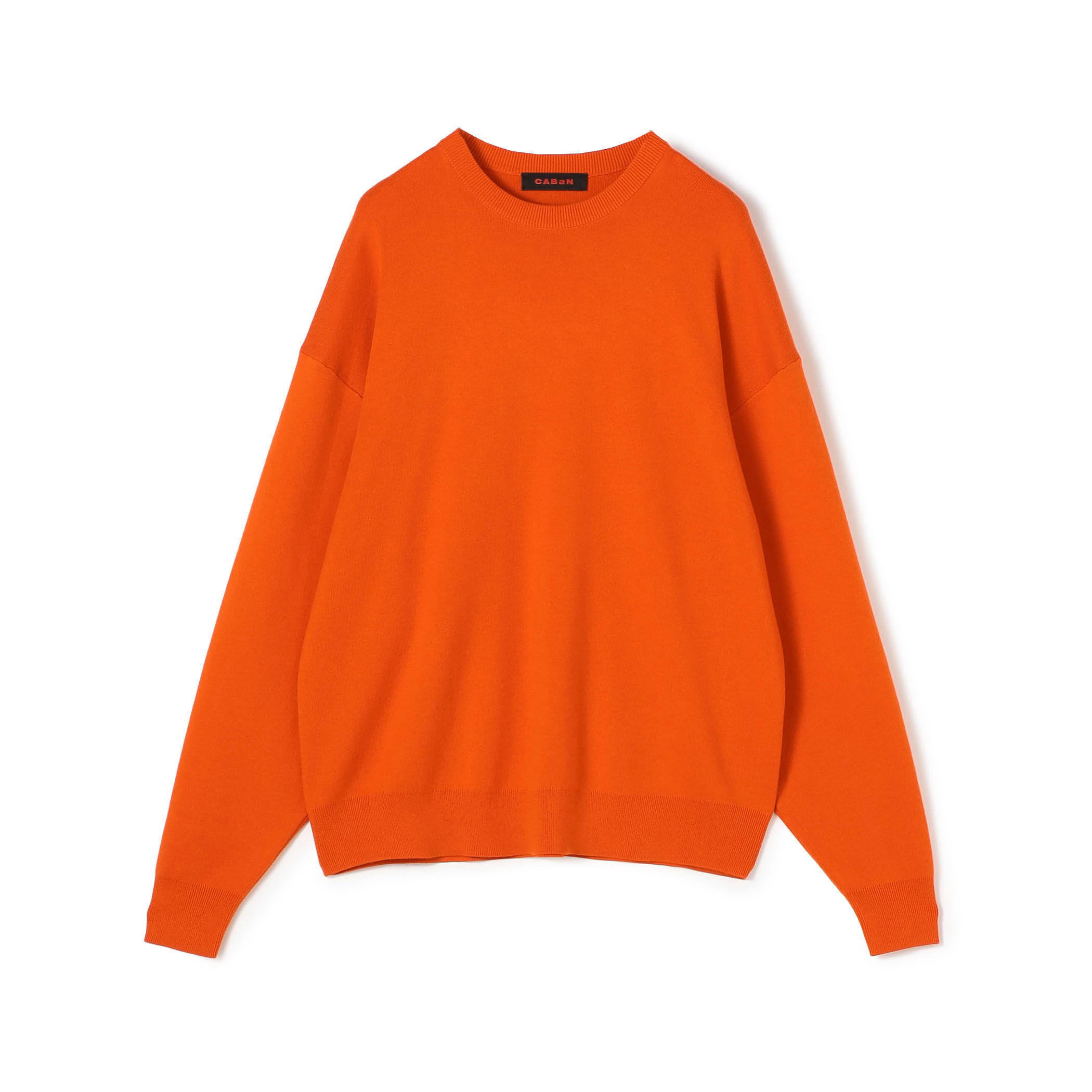 CABaN コットンカシミヤ クルーネックプルオーバー