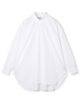 コットンブロード ボタンダウン ロングシャツ