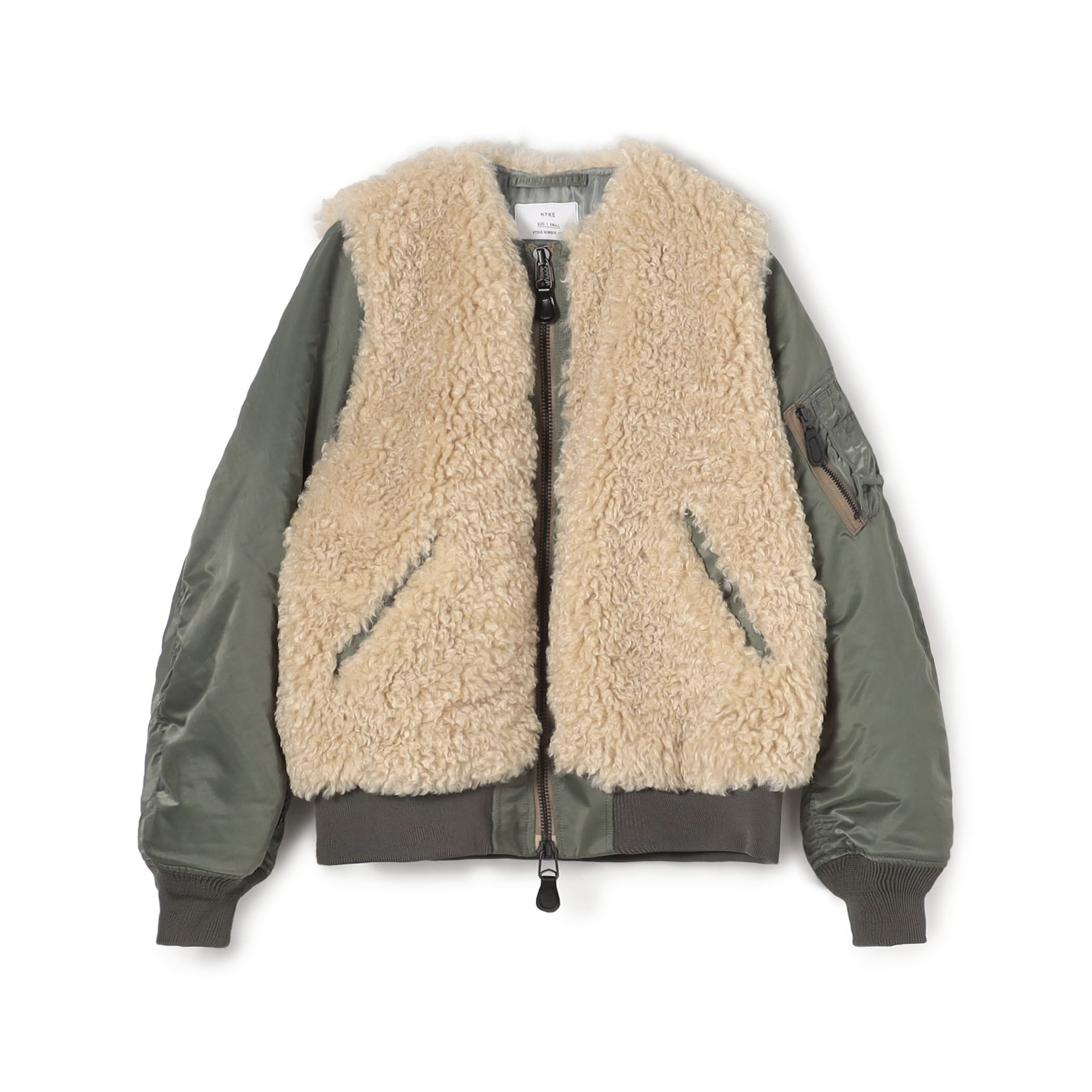 HYKE 23AW FAUX MA-1 JACKET size1 HYKE 23AW FAUX MA-1 JACKET size1
