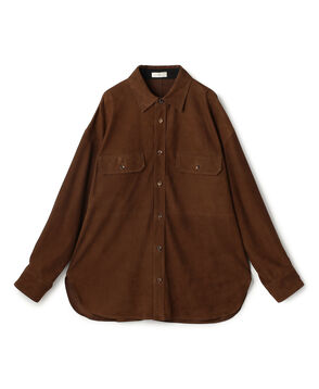 METIS SUEDE レギュラーカラーシャツ