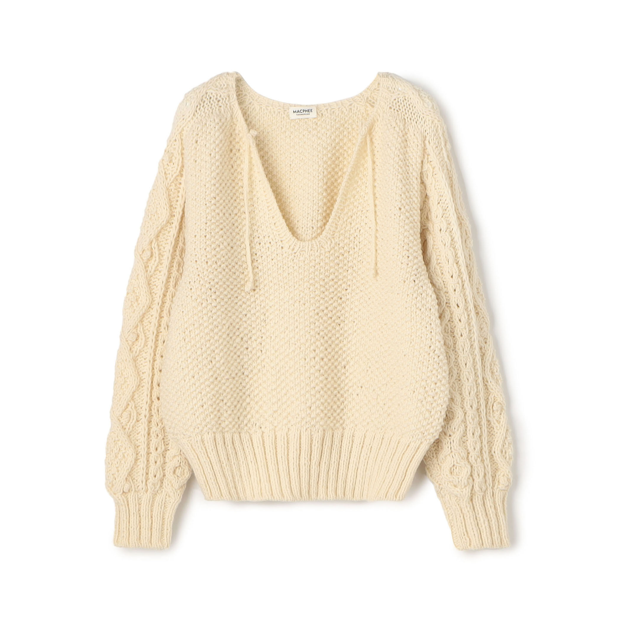 ハンドニット キーネックプルオーバー｜トゥモローランド 公式通販