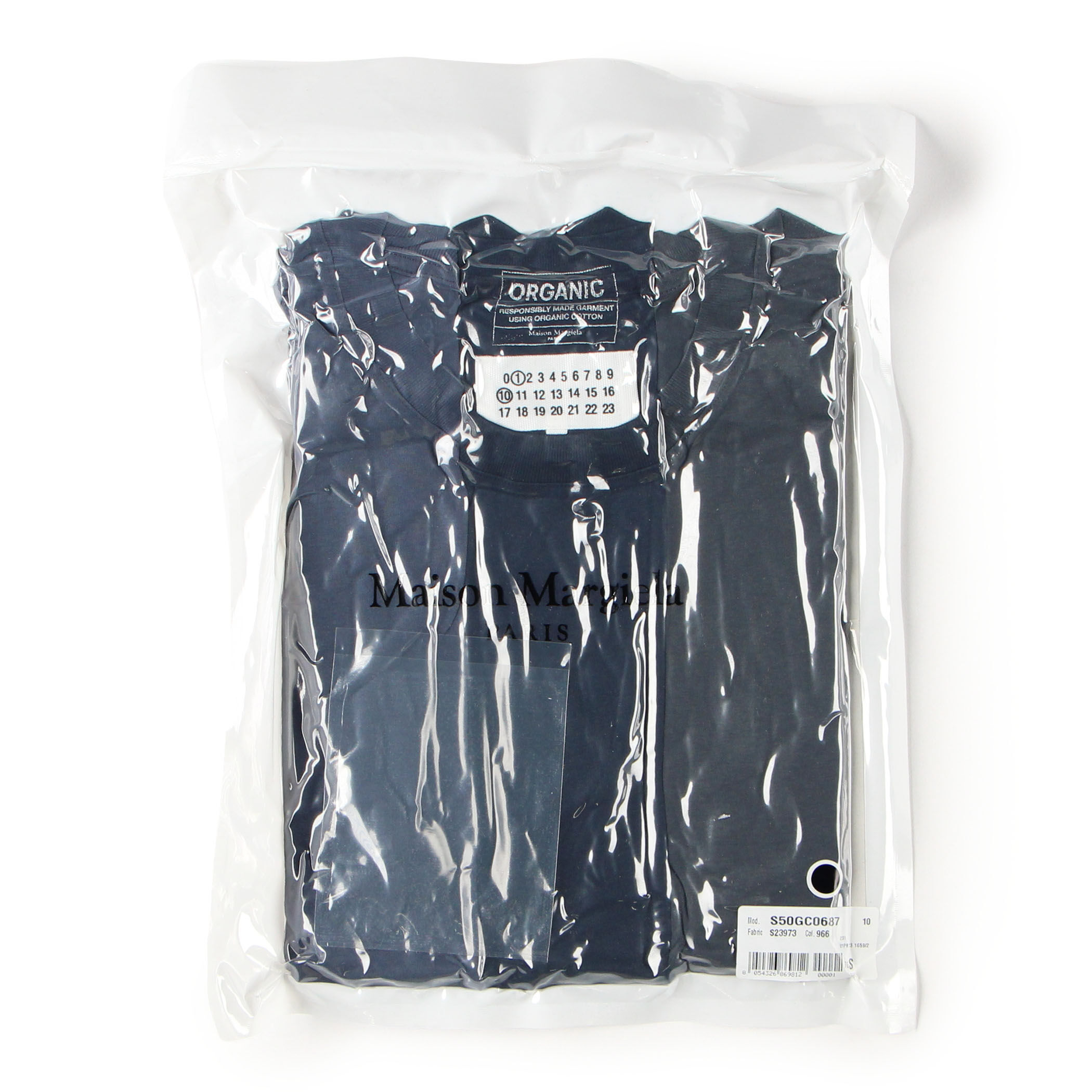 マルジェラパックTバラ　ORGANIC チャコール　M マルジェラパックTバラ ORGANIC チャコール M 3-Pack Cream Organic