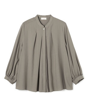 ジュエルコットン プチスタンドブラウス