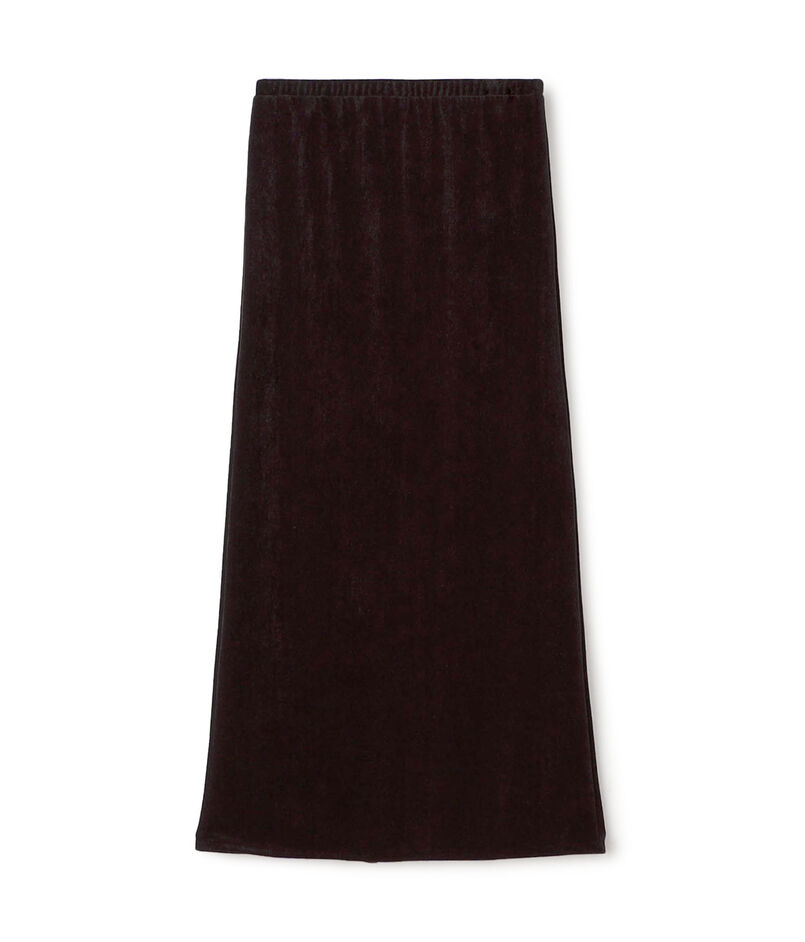 ブライトベロア タイトマキシスカート