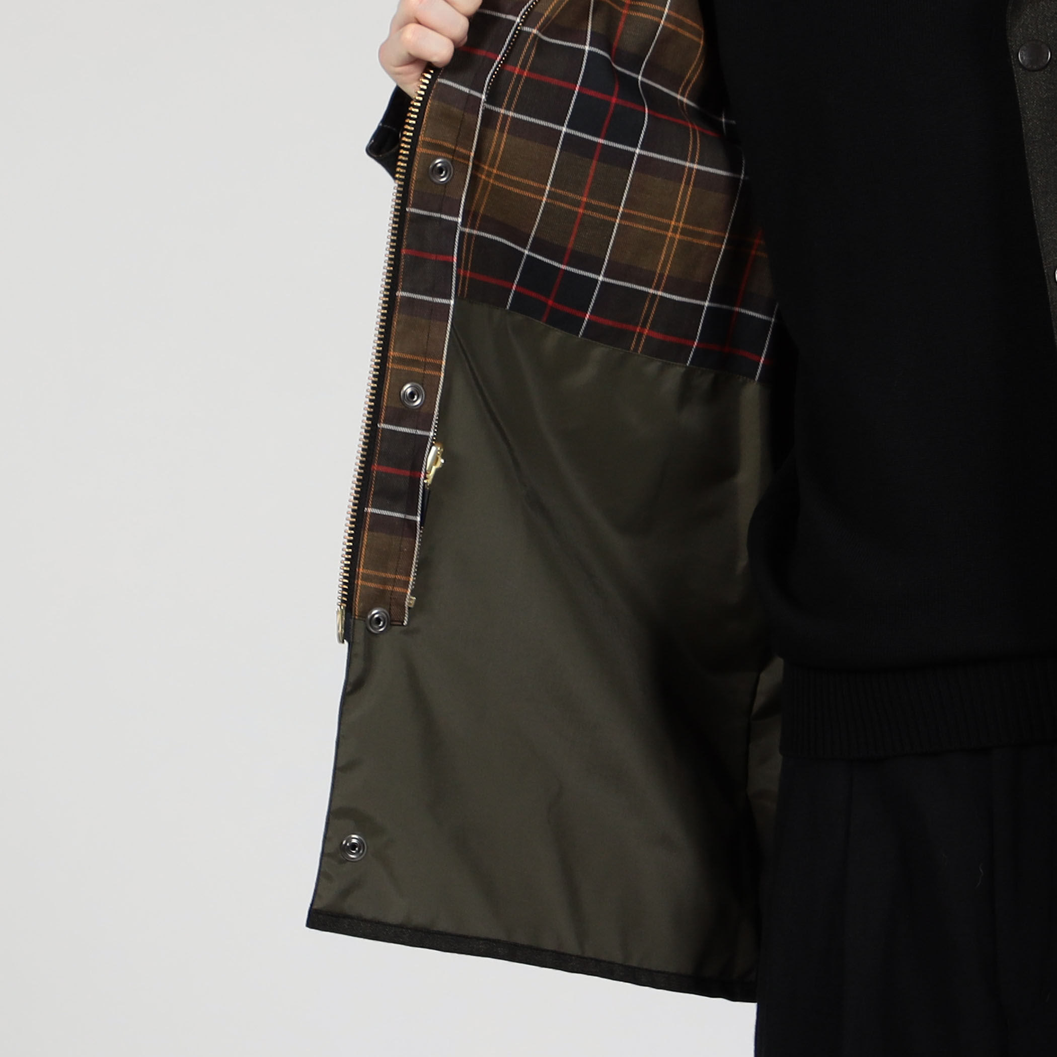 barbour ウールブルゾン　36 別注】Barbour Transport ウールコットンブルゾン （ブルゾン