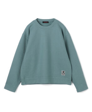 CABaN ウールコットンダブルフェイス クルーネックプルオーバー