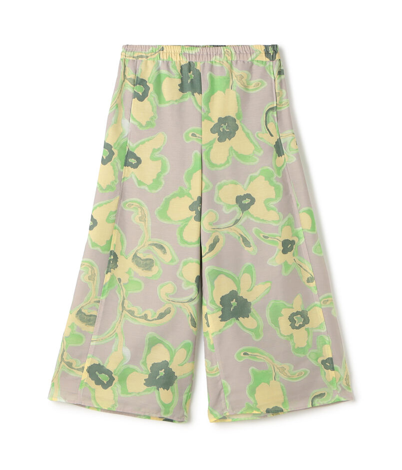 リリアンプリント ギャザーイージーパンツ