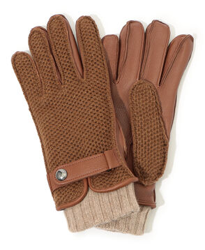 MAZZOLENI ニットコンビ グローブ