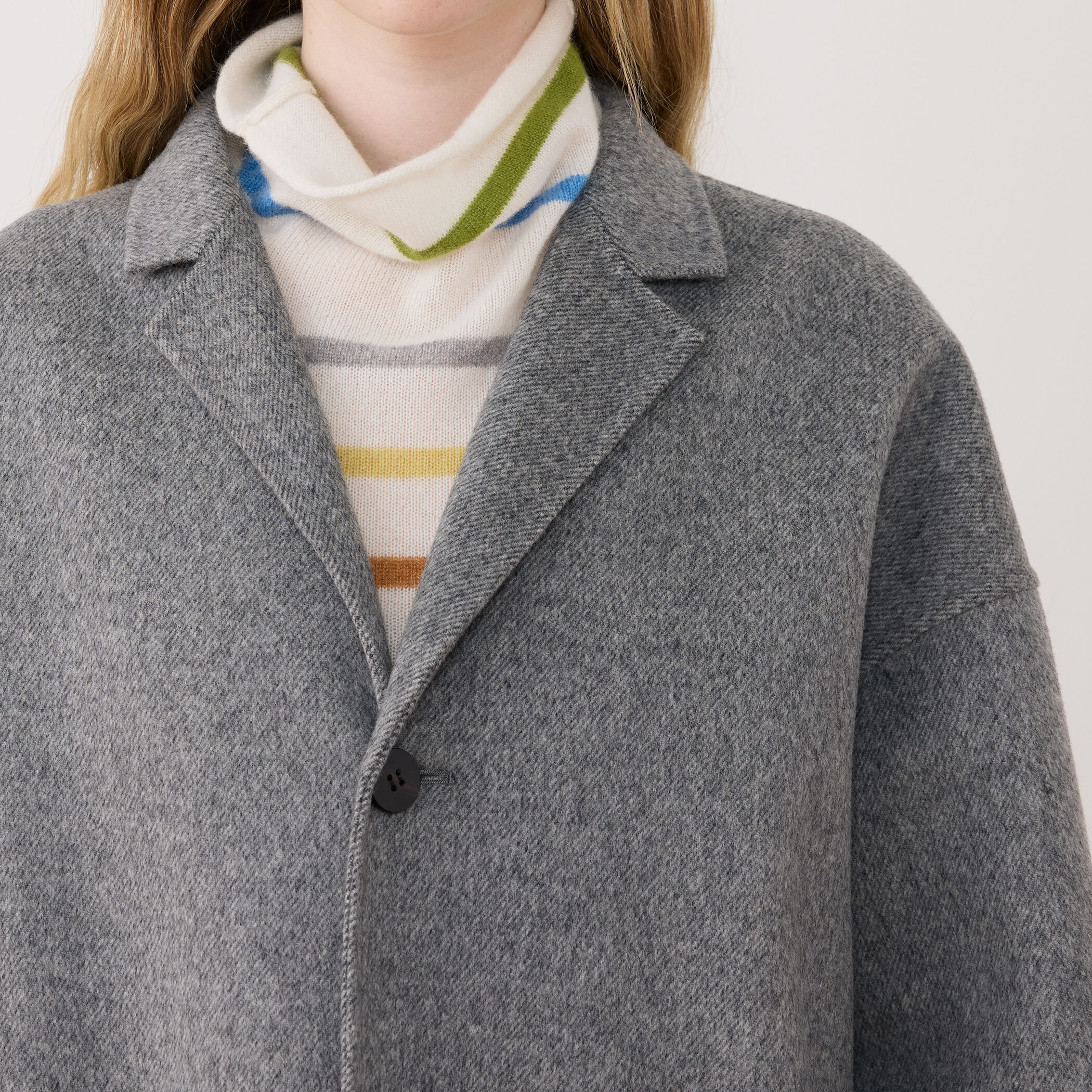 ウールダブルフェイス キモノスリーブコート｜トゥモローランド 公式通販