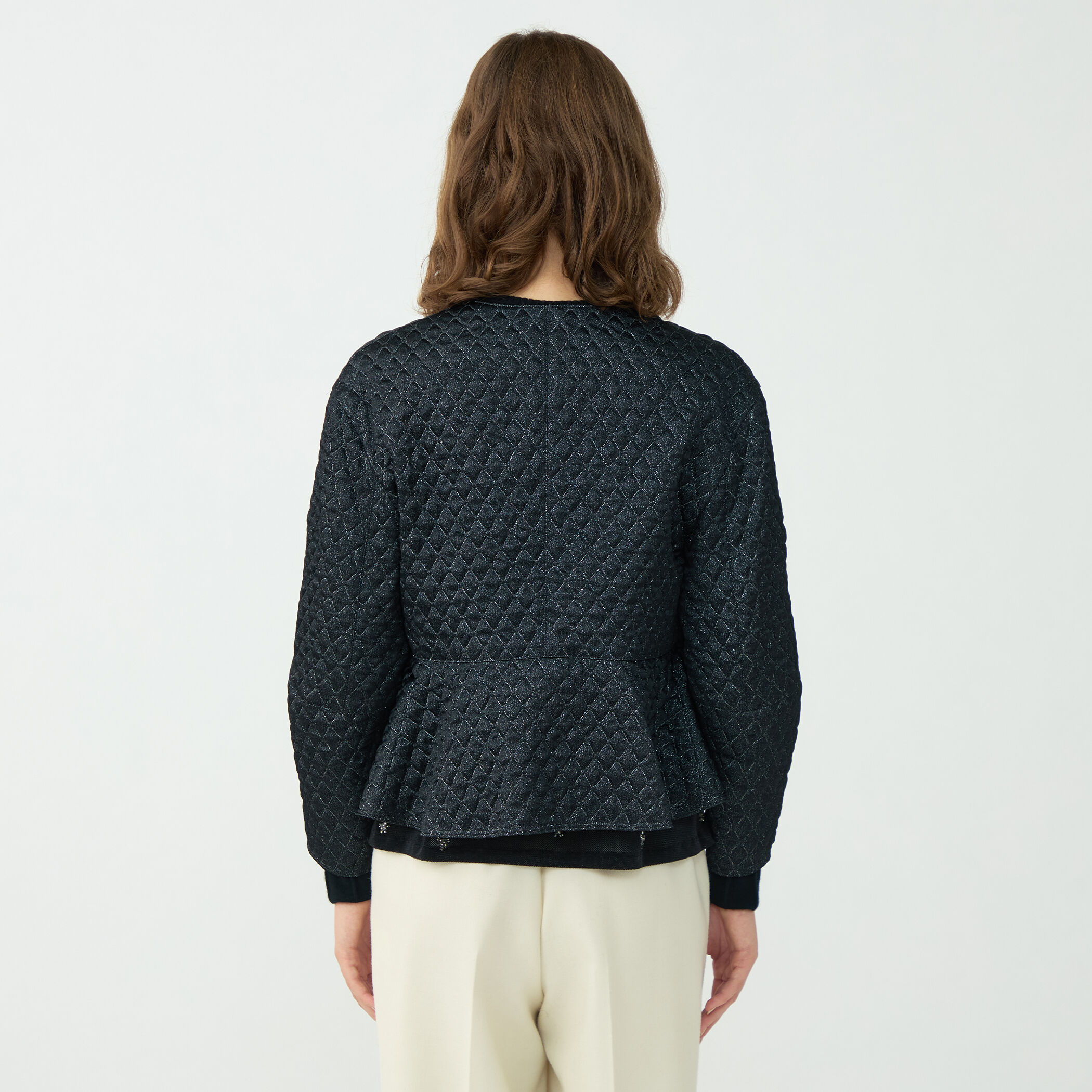 ラメマトラッセ バックペプラムジャケット｜トゥモローランド 公式通販