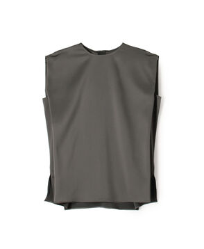 ノーブルサテン ノースリーブブラウス