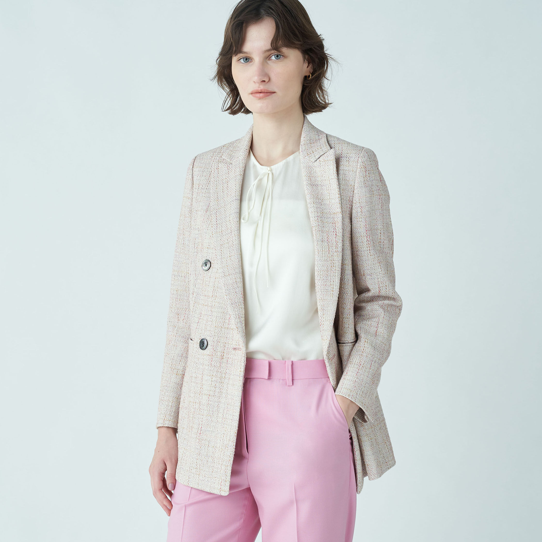 ファンシーテープ ダブルブレストジャケット｜トゥモローランド 公式通販