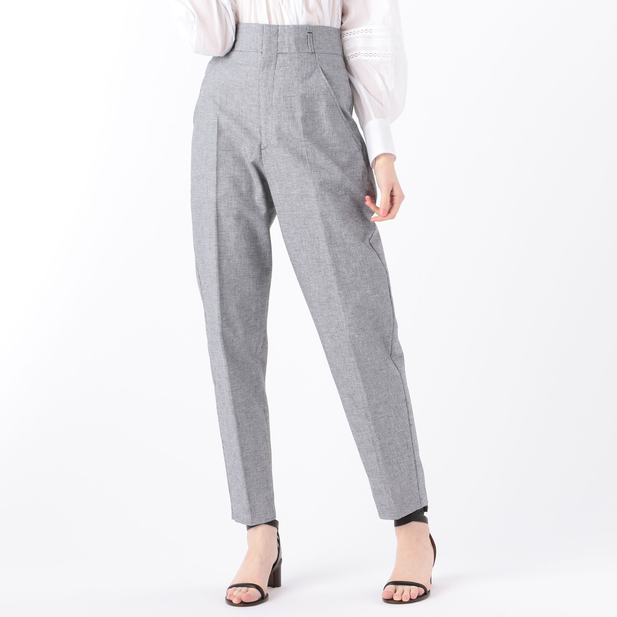 ISABEL MARANT ETOILE LOULIA コットンリネン チェックプリント