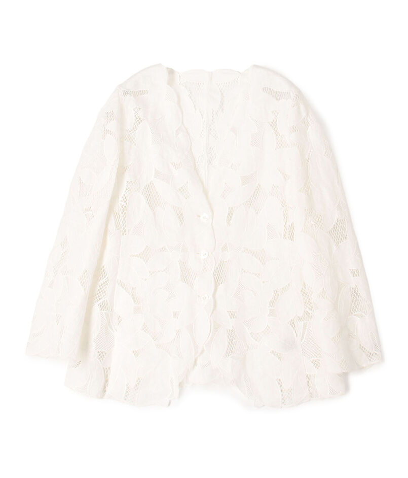 フィグリーフエンブロイダリー カラーレスジャケット