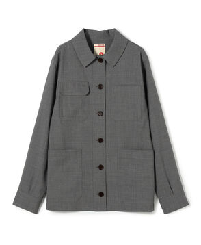 ウールトロピカル シャツジャケット