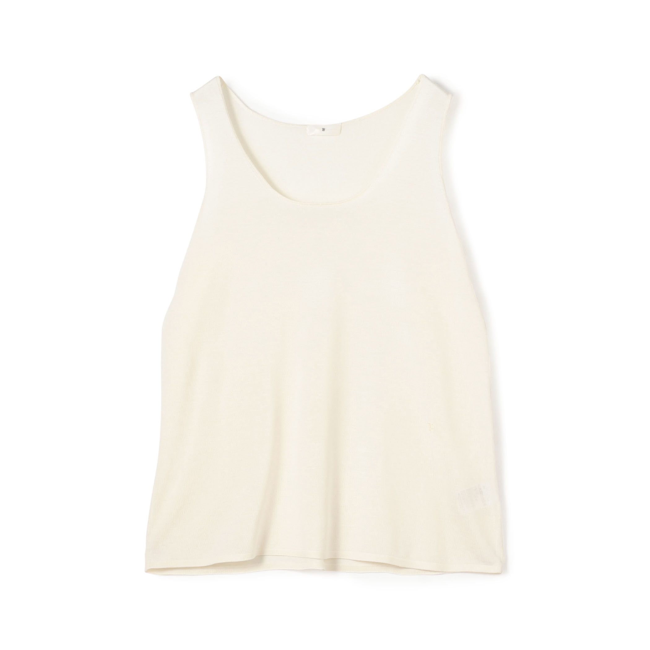 DAMA 洗えるシルク ノースリーブプルオーバー　ダークグリーン GOLDEN WEEK SALE】透かし編みノースリーブニット 49AV JUNKO SHIMADA