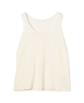 ウォッシャブルシルク ノースリーブプルオーバー