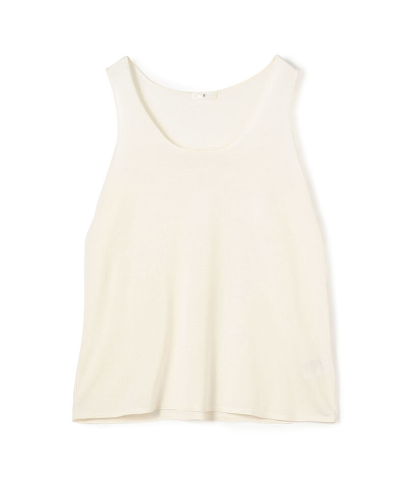 ウォッシャブルシルク ノースリーブプルオーバー