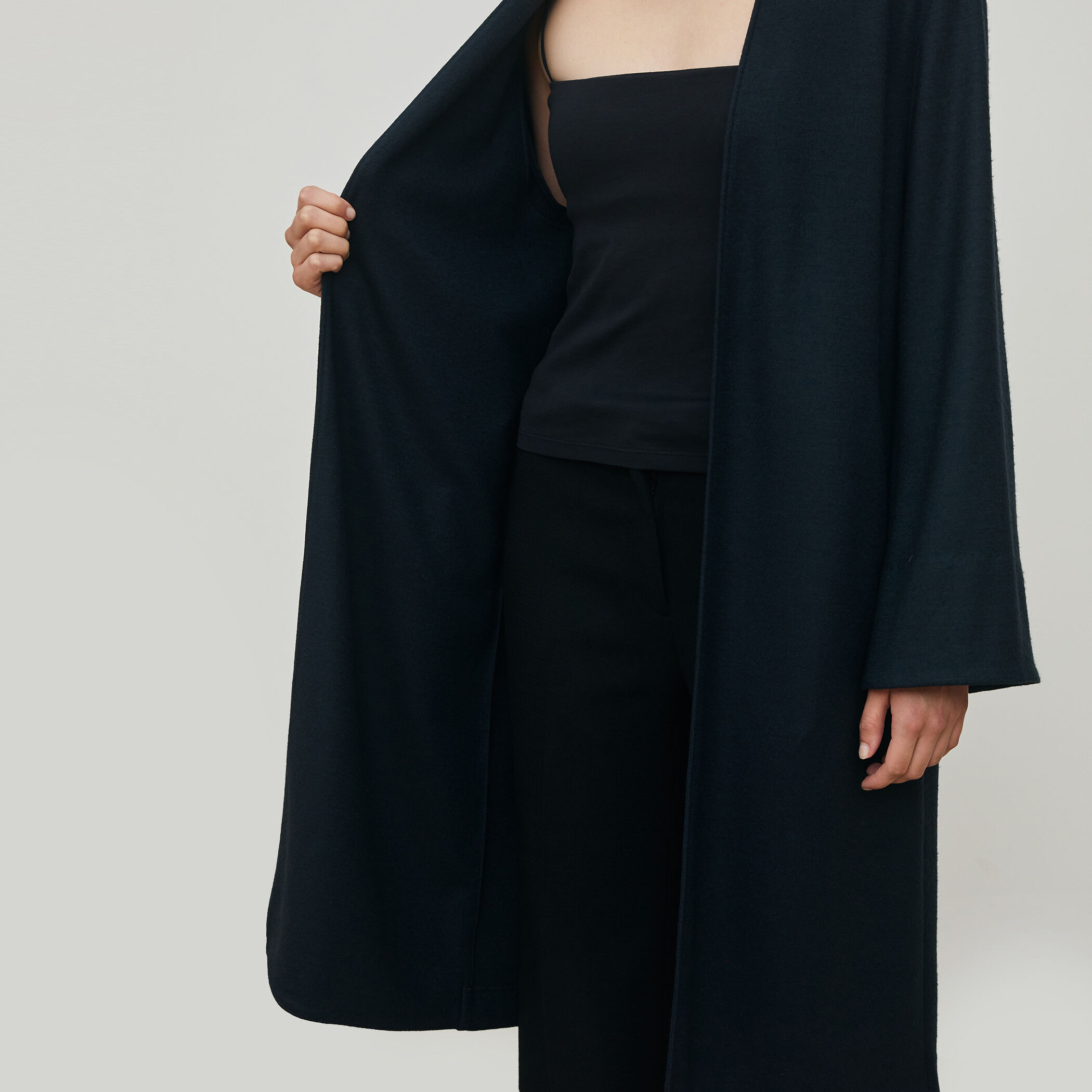 ニットコンビネーション ロングコート｜トゥモローランド 公式通販