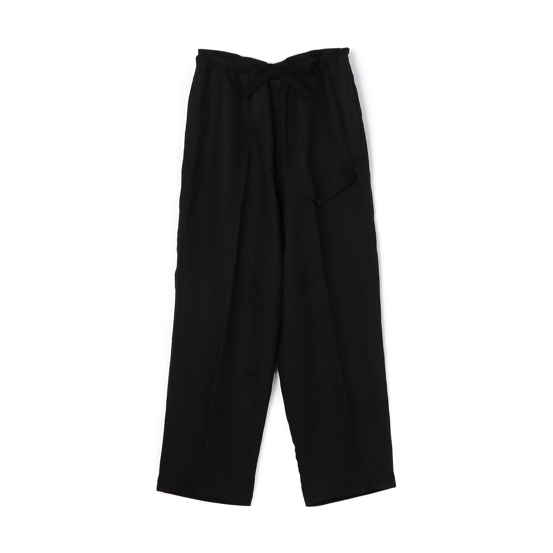 美品✦TOMORROWLAND スラックスパンツ ウエスト86 高級モヘヤウール セール】 ウールモヘヤシルク 2プリーツグルカスラックス