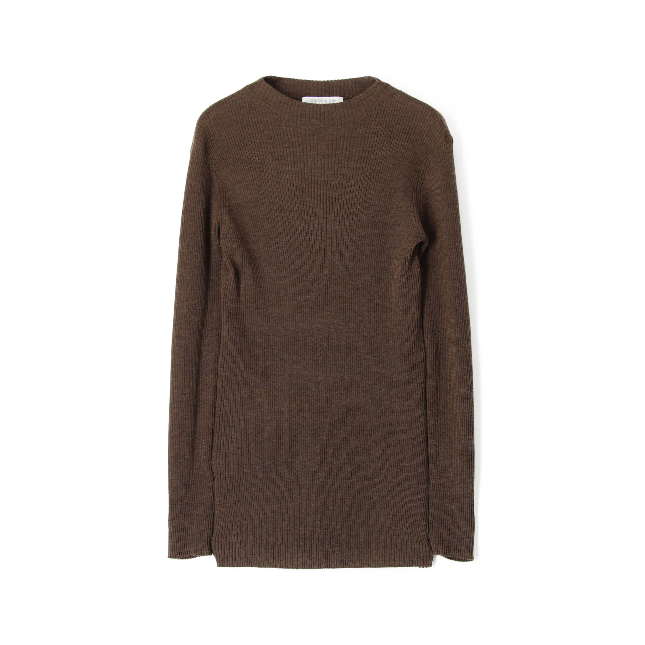 プルミエールウールリブ ビルドネックプルオーバー｜トゥモローランド