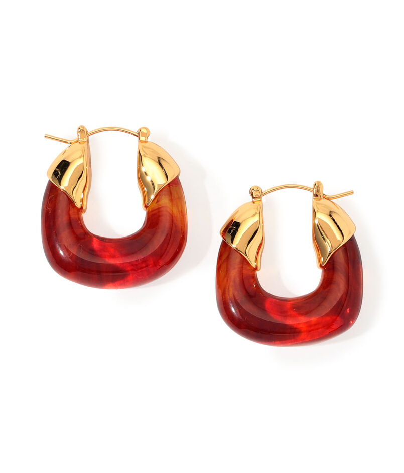 Lizzie Fortunato MINI ORGANIC HOOPS ピアス